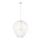 Z-Lite Savanti Pendant, 1-Light, 22 In.W x 25.5 In.H, Textured White/White Opal 7507-22TW - alternate 1